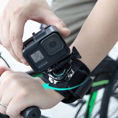 360 Rotating Hand Strap Mount for GoPro DJI Insta360 detail view
