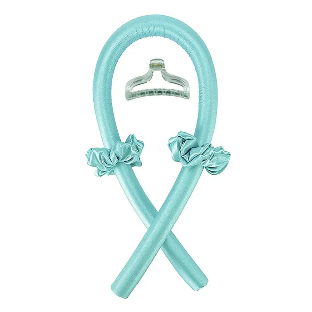 Heatless Curling Rod Headband | No Heat Hair Curler for Soft Sleeping Curls additional angle