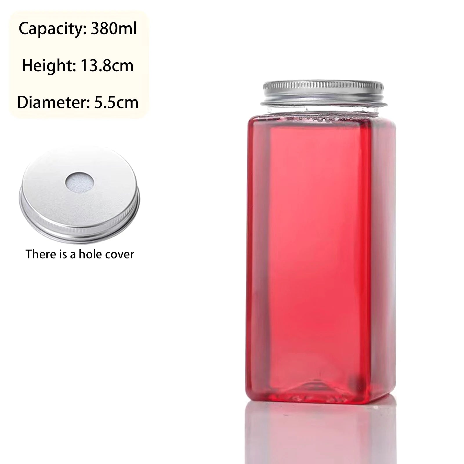 DIY Drink Shaker Bottle 1 Portable Transparent Plastic Bottle for Making Custom Mil additional angle