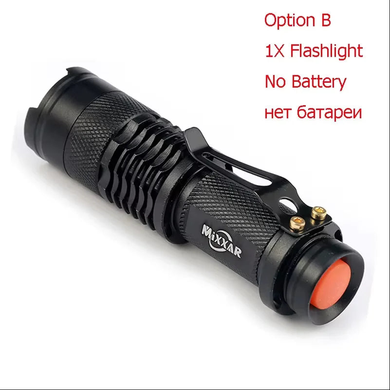 ZK20 3000LM LED Flashlight | Portable Rechargeable Camping and Hunting Torch additional angle