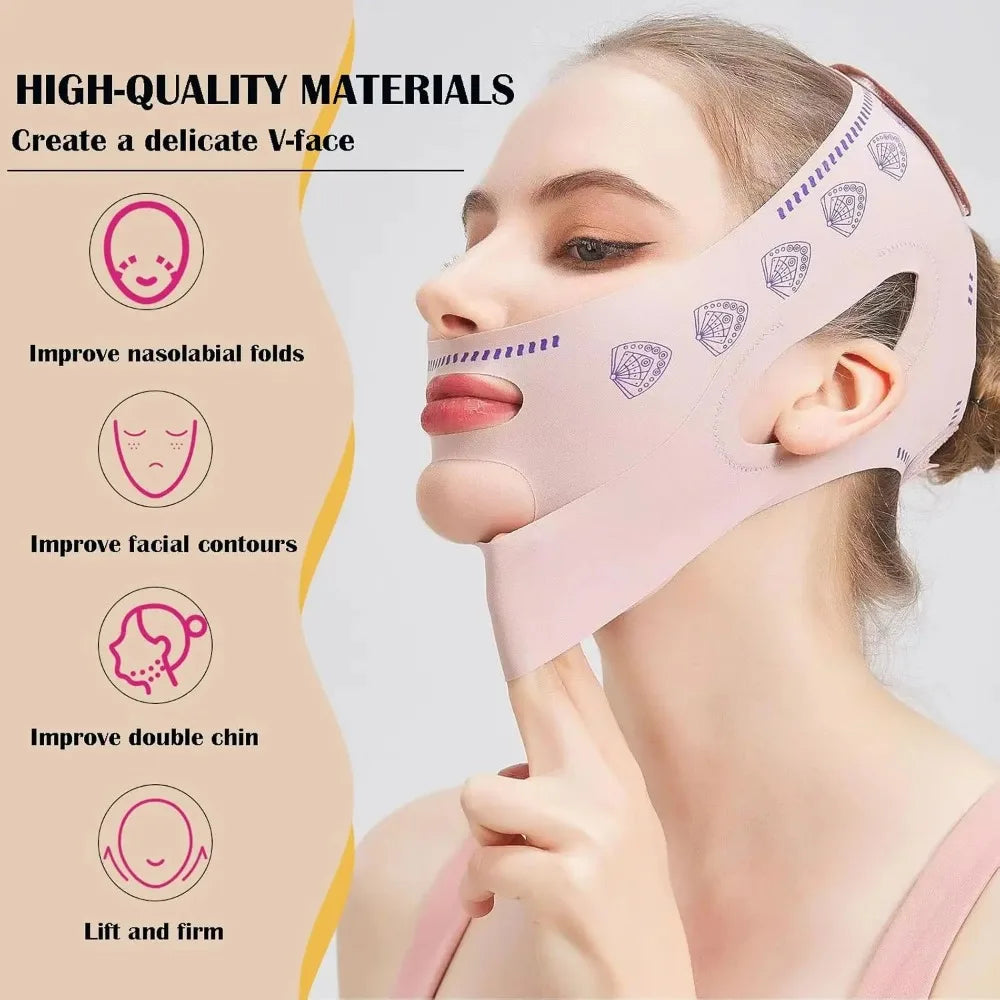 Women Face Slimming Bandage | V Line Lifting Strap for Cheek and Chin Lift detail view