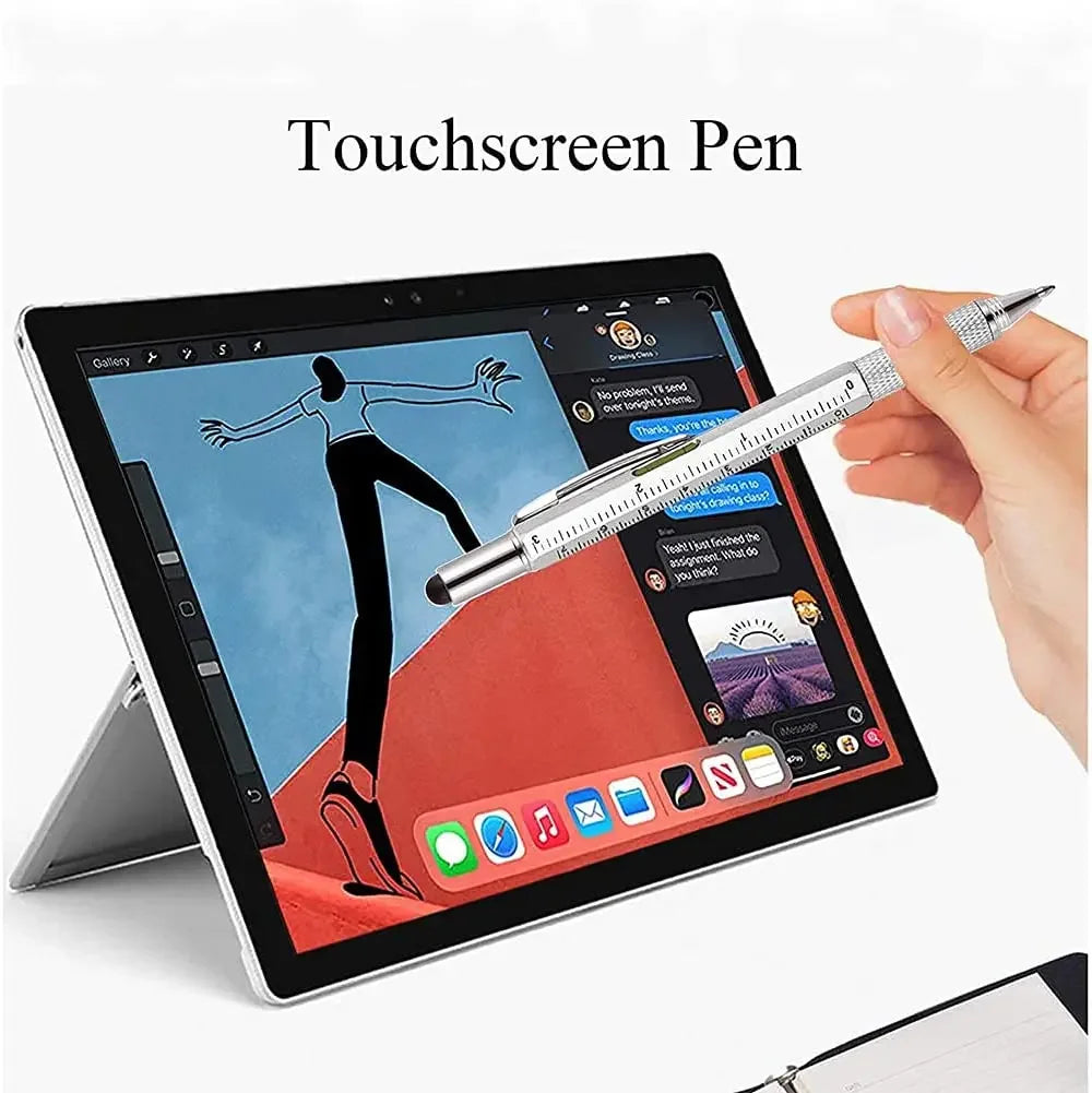 7 in 1 Multifunctional Pen Touch Screen Stylus | Ballpoint Pen Tool with Screwdriver lifestyle view