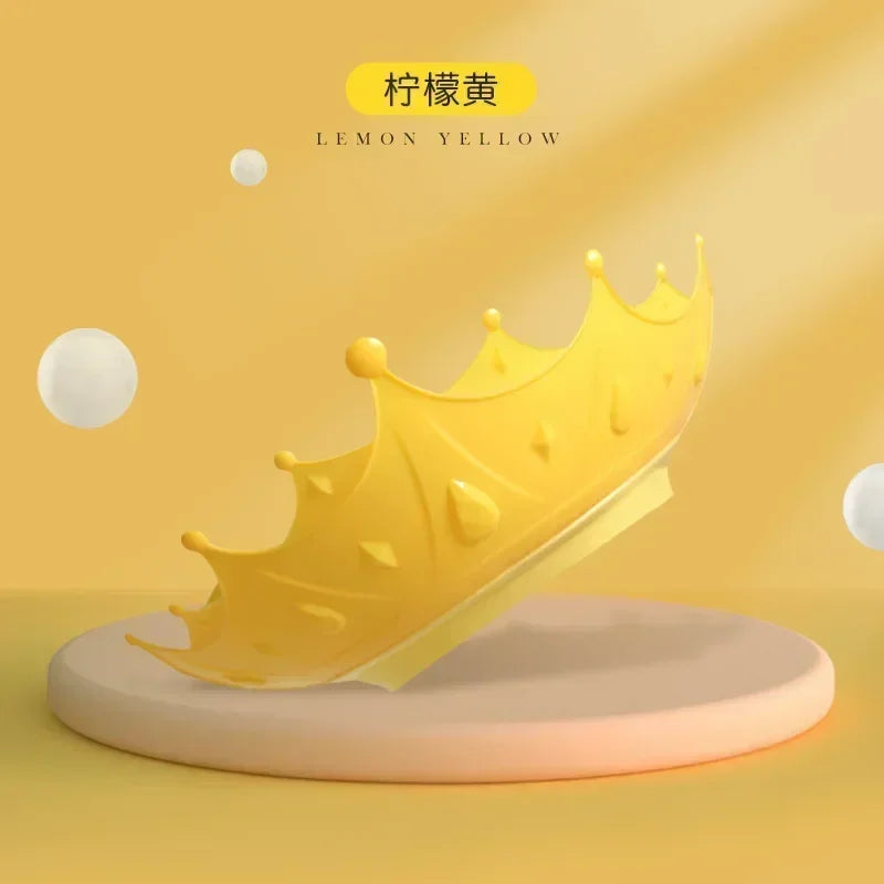 Baby Shower Cap with Adjustable Eye Protection | Waterproof Bath Shampoo Visor for Kids detail view