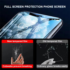 9H Tempered Glass For iPhone 17 Air 16 15 14 Plus 13 Mini 12 11 Pro Max Screen Protectors iPhone X XR XS Max 7 8 Protection Film