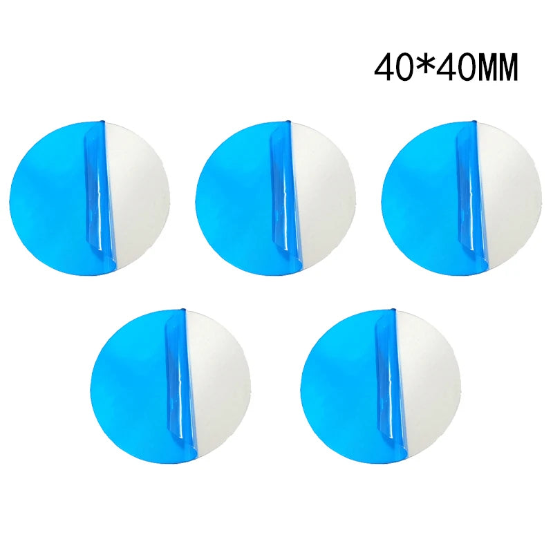 1-5pcs Metal Sticker Plate Double-sided Adhesive Disks Iron Sheet for Magnetic Car Pho close-up view