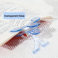12° Support Angle Reading Aid Fixed Book Clip Anti-slip Visible Reading Book Marker Clip Creative Co