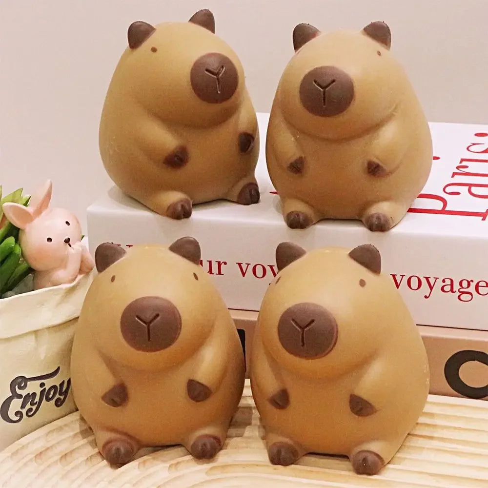 Kawaii Capybara Squeeze Toy | Slow Rebound Stress Relief Decompression Toy lifestyle view