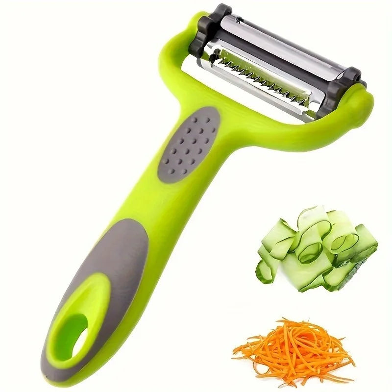 1pc 3in1 Multi Fruit Vegetable Peeler Grater Shredder | Kitchen Essential Multifuncti alternate view