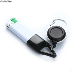 Retractable Lighter Leash with Silicone Cover and Keychain Clip | EDC Safety Accessory