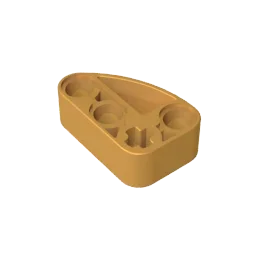 Gobricks GDS-2016 Technical Beam 2 x 3 L-Shape with Quarter Ellipse Thick | Building Blo detail view