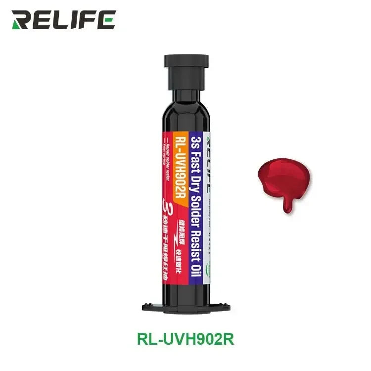 RELIFE 3 Seconds Quick Drying UV Oil | PCB Repair & Solder Mask Tool detail view