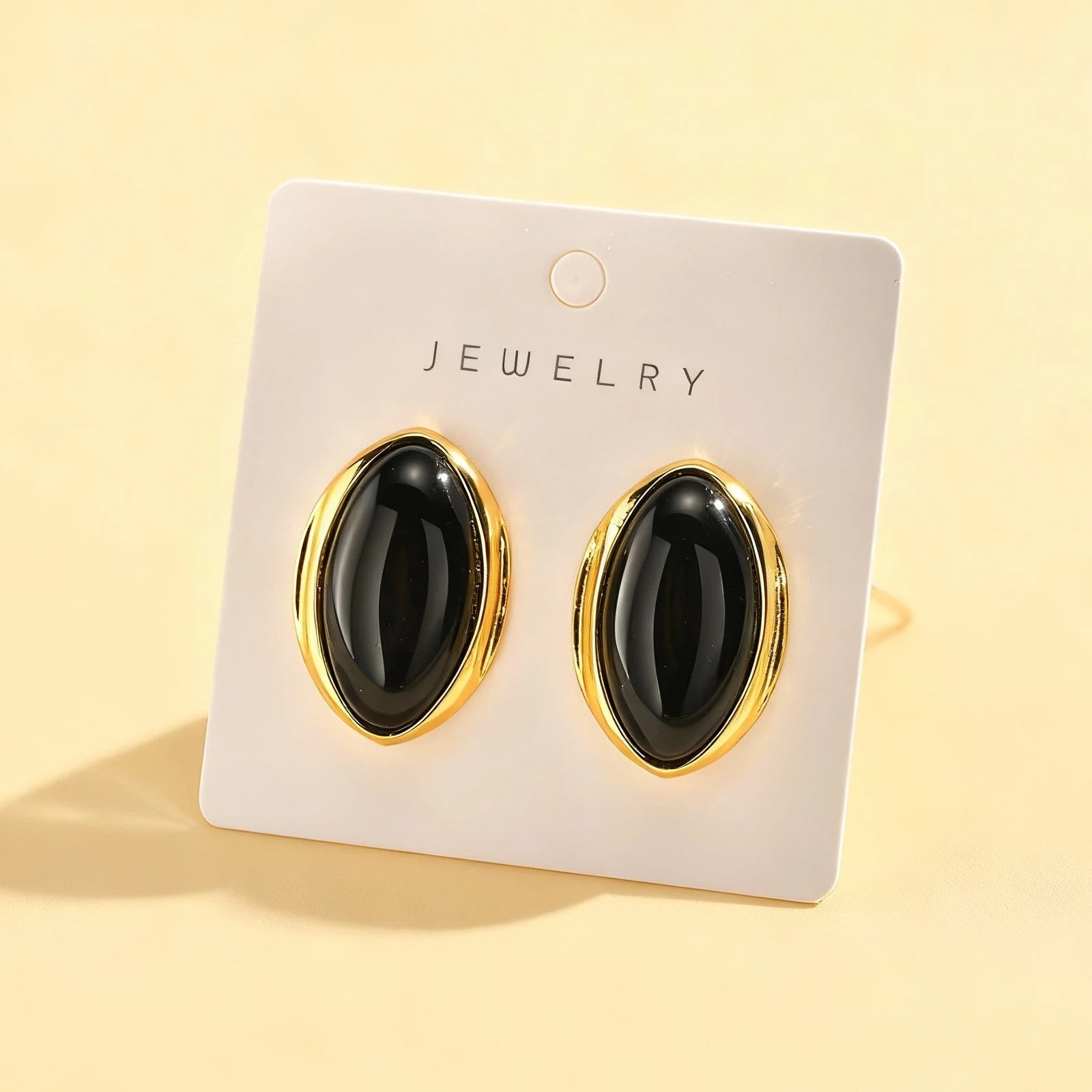 Exaggerated Retro Geometric Ellipse Stud Earrings for Women Personality Oval Earrings Trend Wedding Bride Party Dangle Jewelry