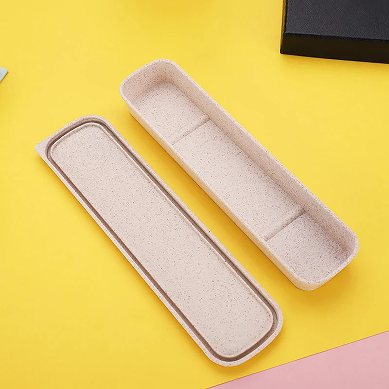 Portable Tableware Storage Box | Multicolor Cutlery Case for Travel and Home lifestyle view