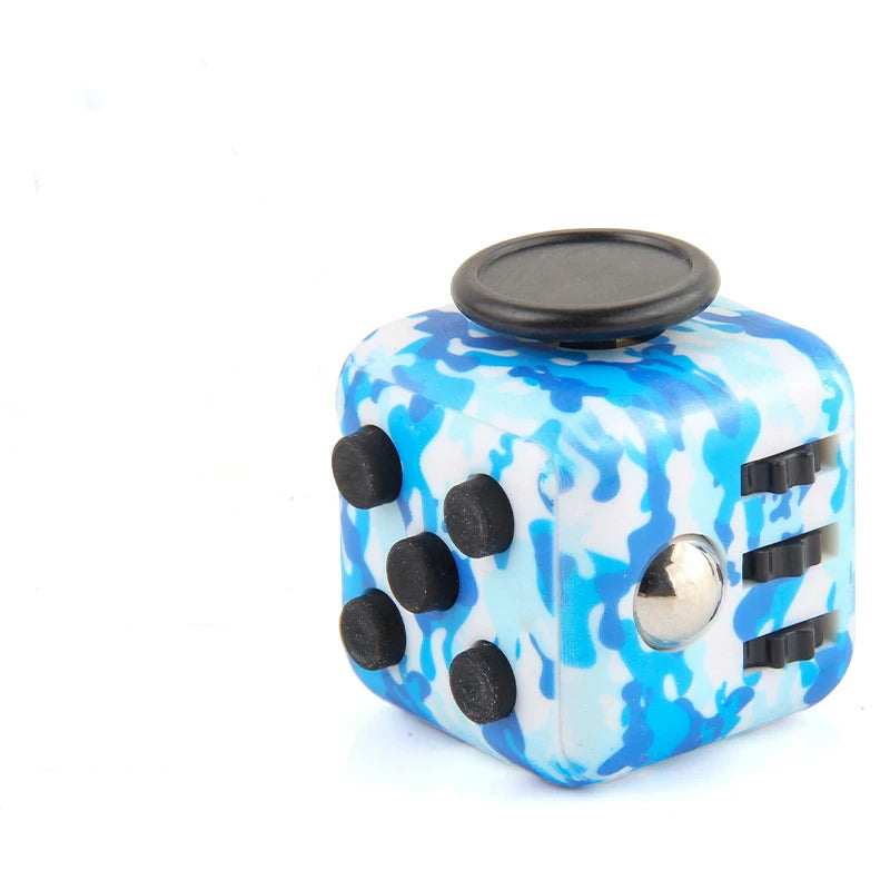 Fidget Dice Stress Relief Toy | Anxiety Relief Fingertip Decompression Cube lifestyle view