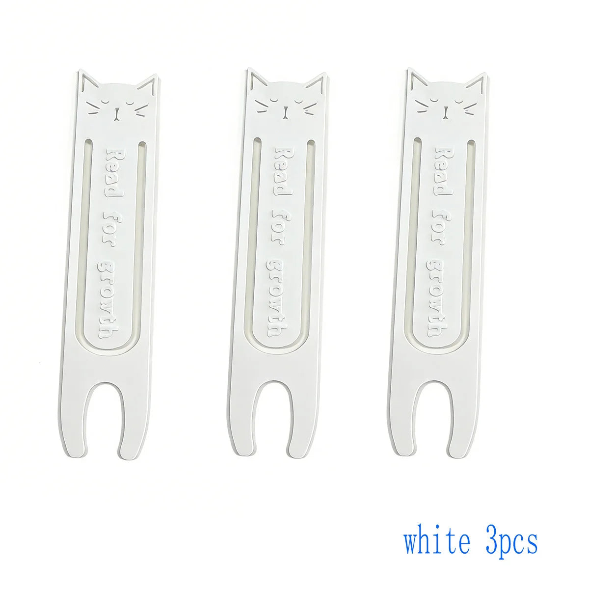 "Read for Growth" Reading Bookmarks, Creative Cat-Themed Labels, Reading Gifts for additional angle