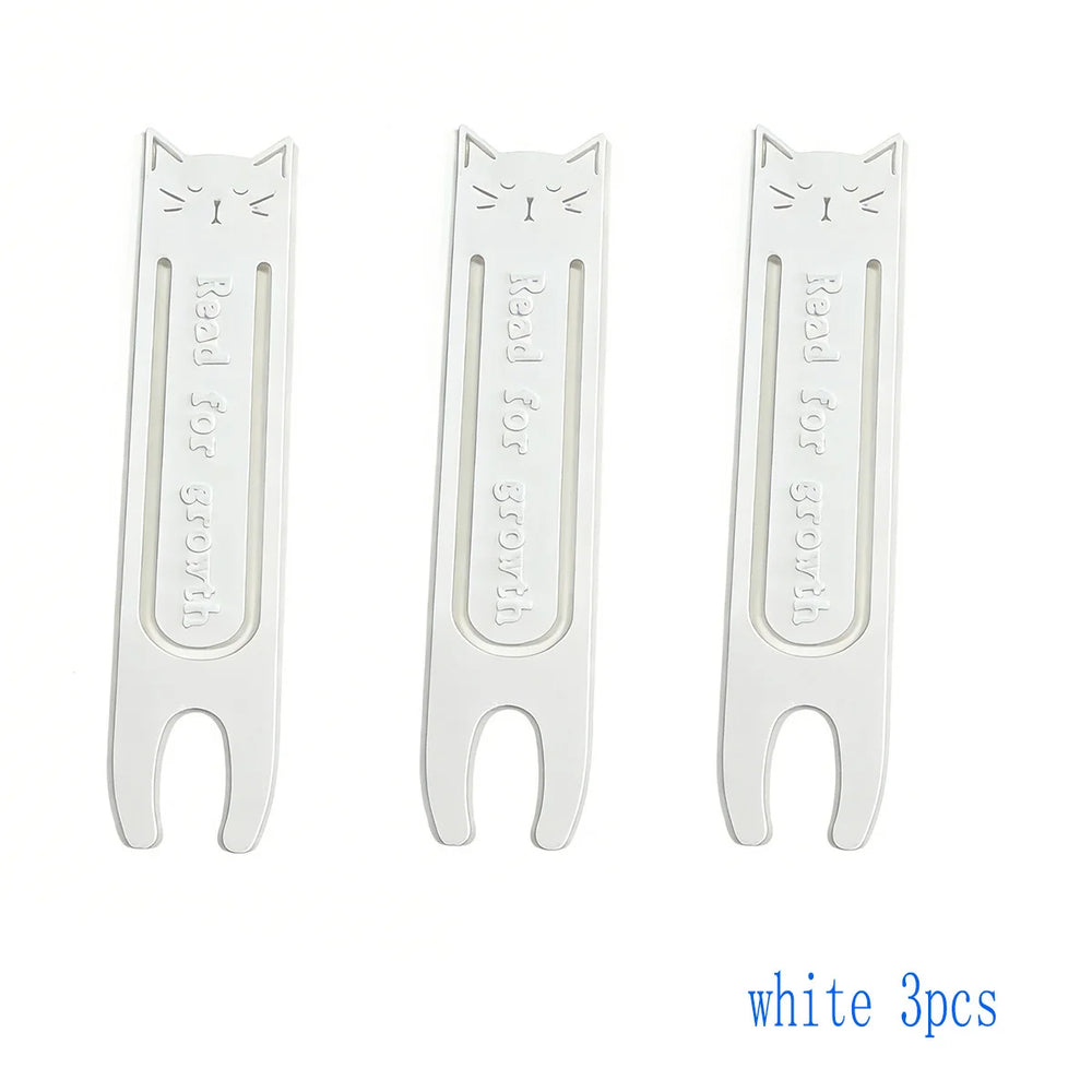 "Read for Growth" Reading Bookmarks, Creative Cat-Themed Labels, Reading Gifts for additional angle