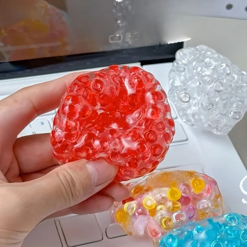 Squishy Balls Ice Beads Squeeze Toy | Super Soft Mochi Fidget Stress Relief Gift lifestyle view