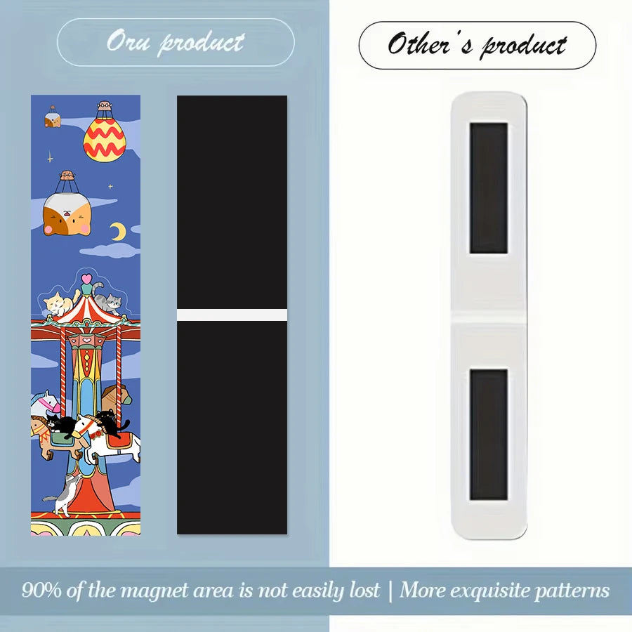 Cat Paw Magnetic Bookmarks Reading Page Holder Stationery Office for Pages Books Reade close-up view