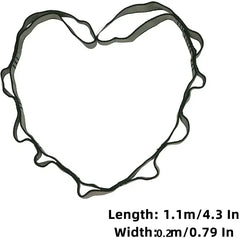 Daisy Chain Yoga Stretch Belt | Multi Loop Hanging Rope for Aerial Yoga Hammock close-up view