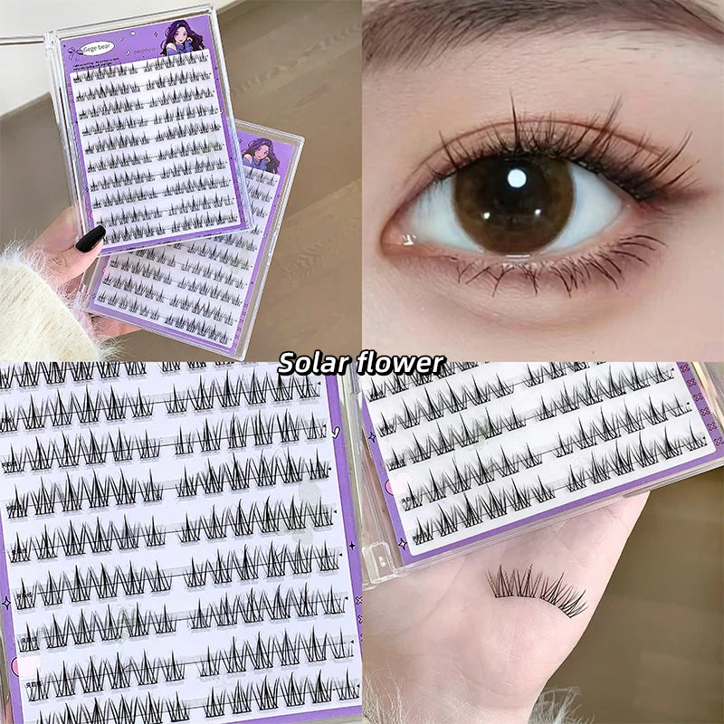 Gege Bear Glue-Free DIY False Eyelashes | Long, Thick & Natural Solar System Lashes