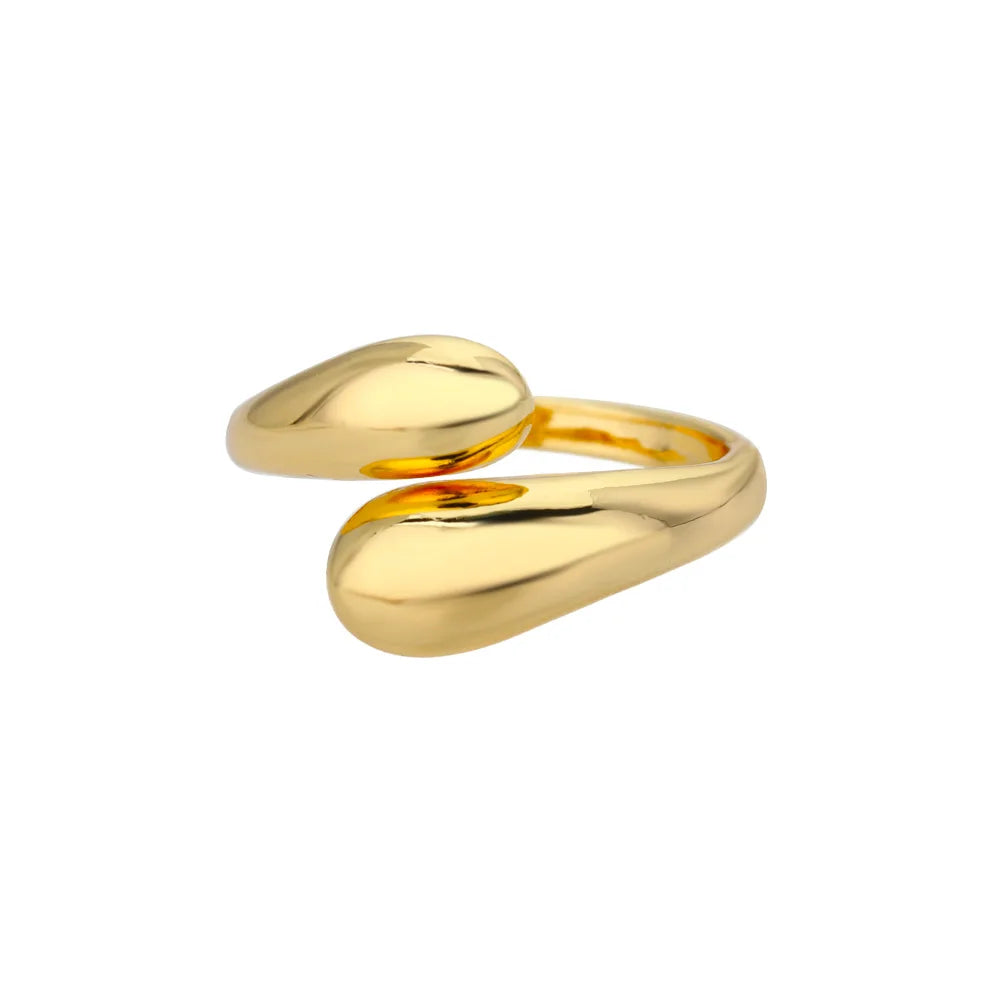 316L Stainless Steel Rings for Women Gold Color Never Fade Luxury Classic rings weddi alternate view