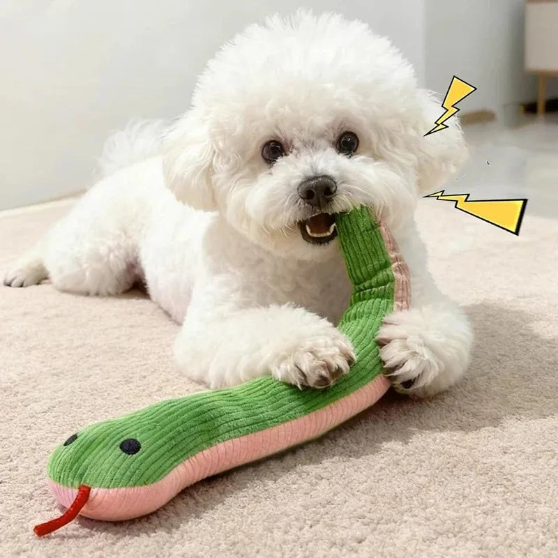 16.5 Inches Dog Toy Snake Interactive Toy Kitten Kick Toy Interactive Pet Toy for Ind alternate view