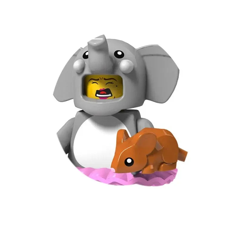 Classic Movie Series Mini 3D Character Model Building Blocks | Micro Block Set close-up view