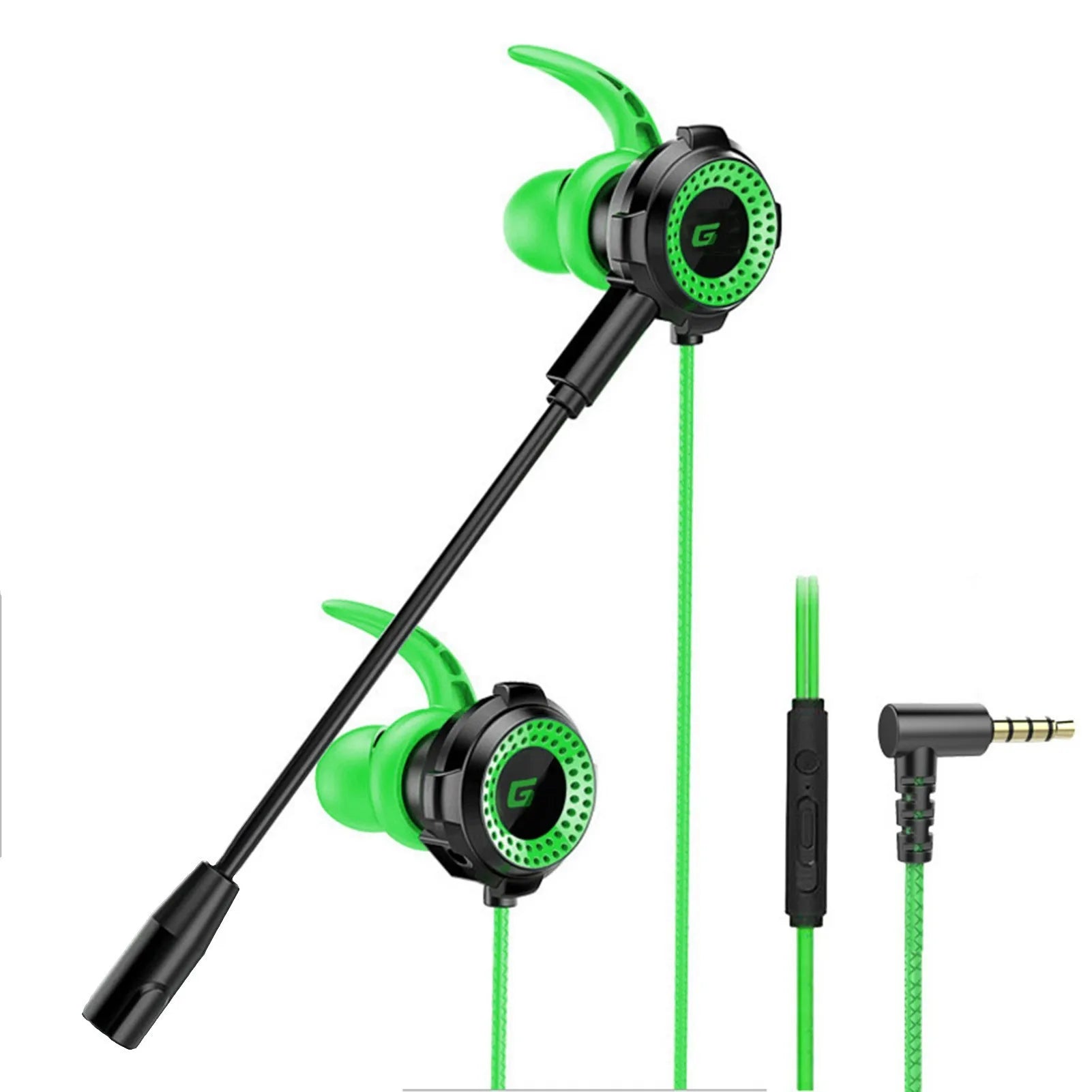 Gaming Headset with 7.1 Surround Sound and Noise-Cancelling Mic | Wired PC Earphone additional angle