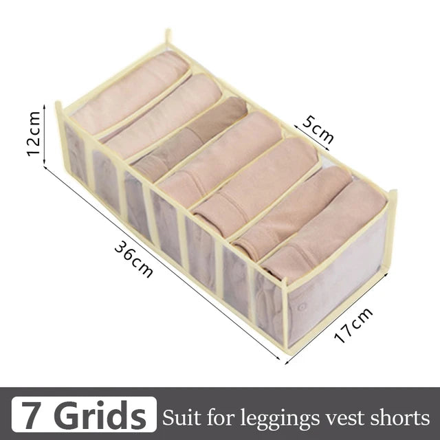 Jeans Organization Storage Box | Closet Drawer Organizer for Pants and Clothing additional angle