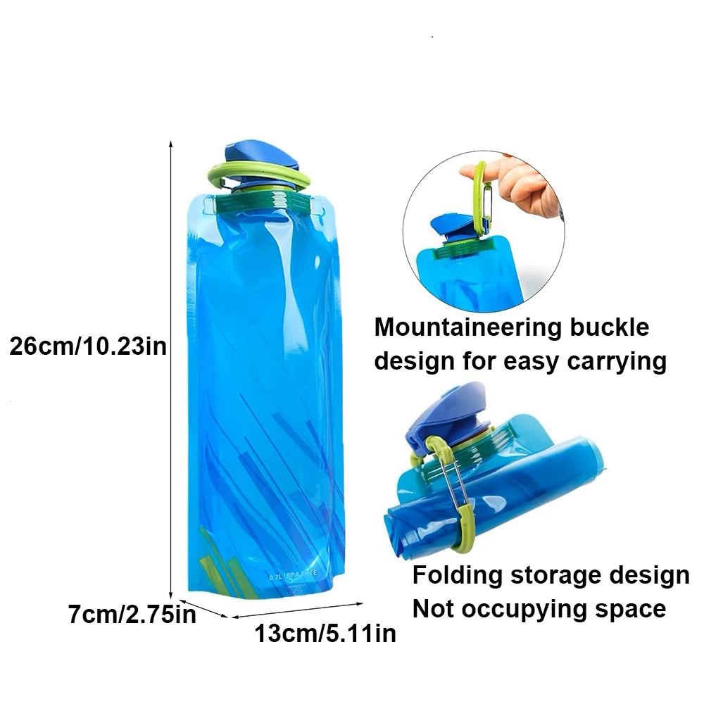 Outdoor Cycling Sports Water Bottle - Mountaineering Portable Water Cup - PE Plasti additional angle