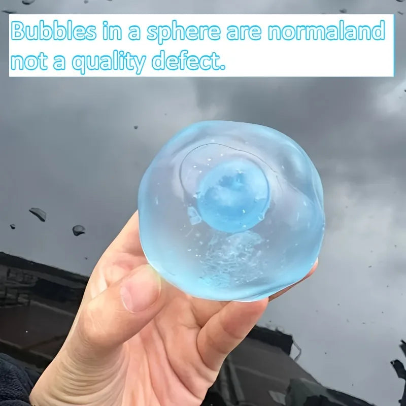 Transparent Mochi Squishy Toy | Coconut Oil Maltose Sensory Fidget for Adults additional angle