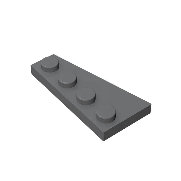 Gobricks GDS-549 Wedge Plate 4 x 2 Right | Building Block for Compatible DIY Sets alternate view