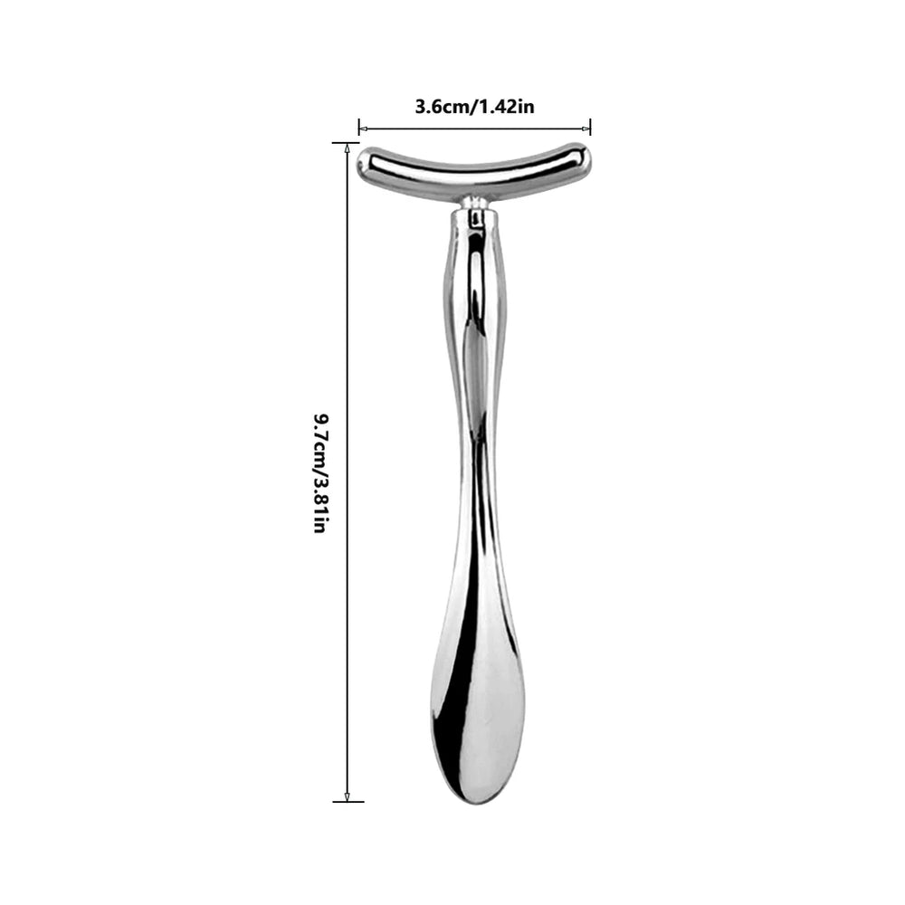 2in1 Mini Eye Massage Stick | Dual-Ended Facial Spoon and Massage Tool additional angle