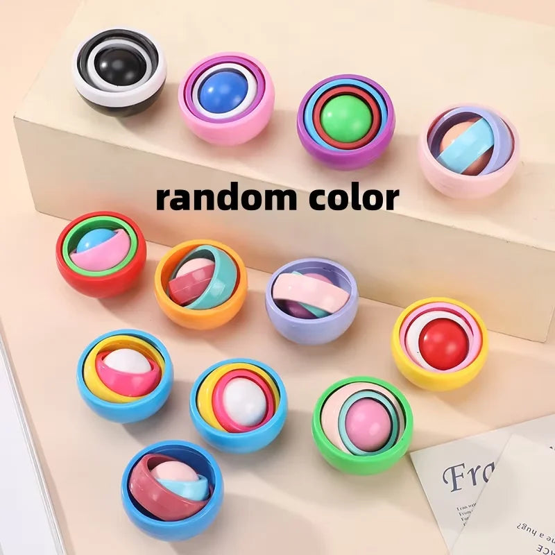 Fidget Spinner Gyro Ball | Infinite Flip Decompression Sensory Toy for ADHD and Autism detail view
