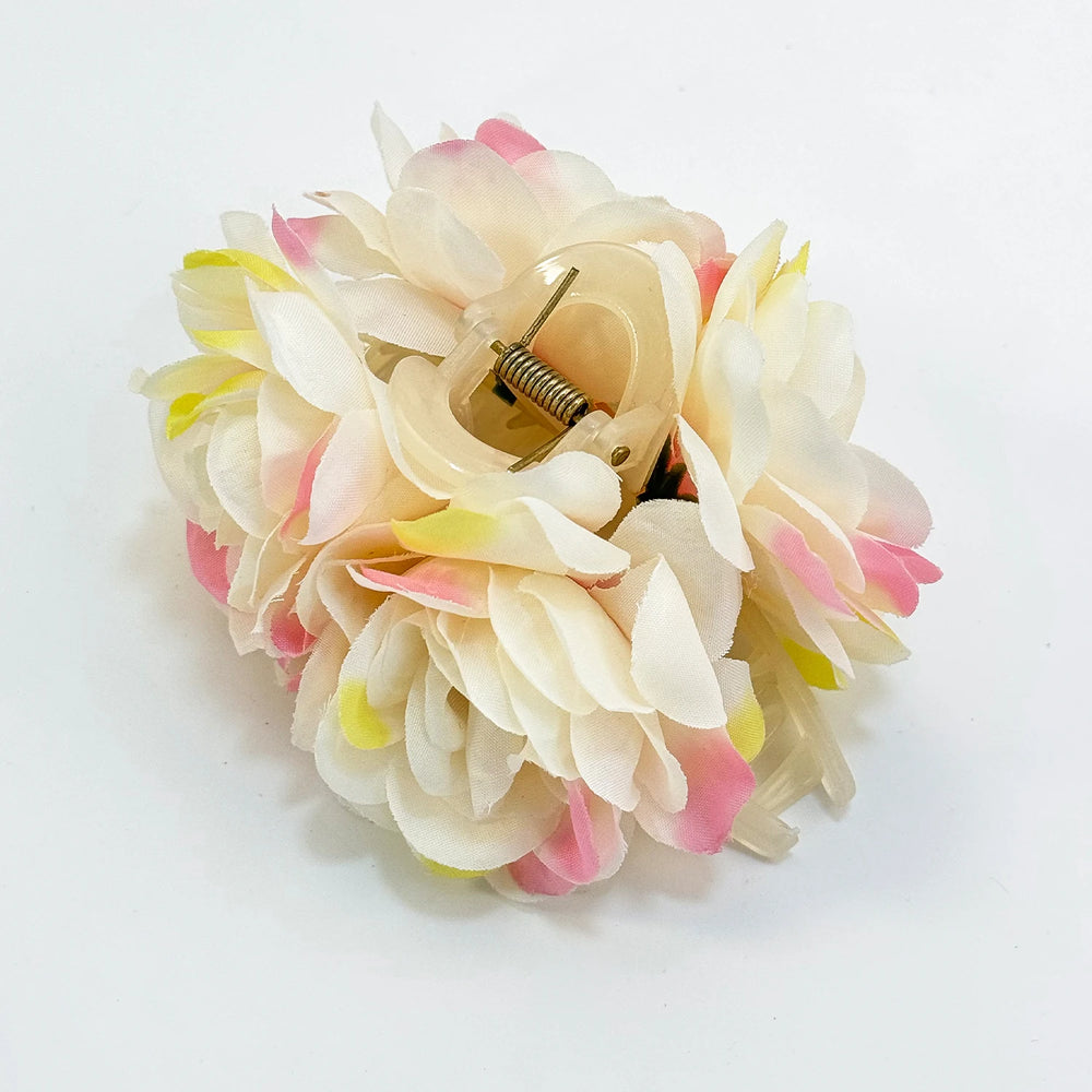 Women Girls Flower Hair Claw Clips Wedding Headdress For Bridal Bridesmaid Party Floral detail view