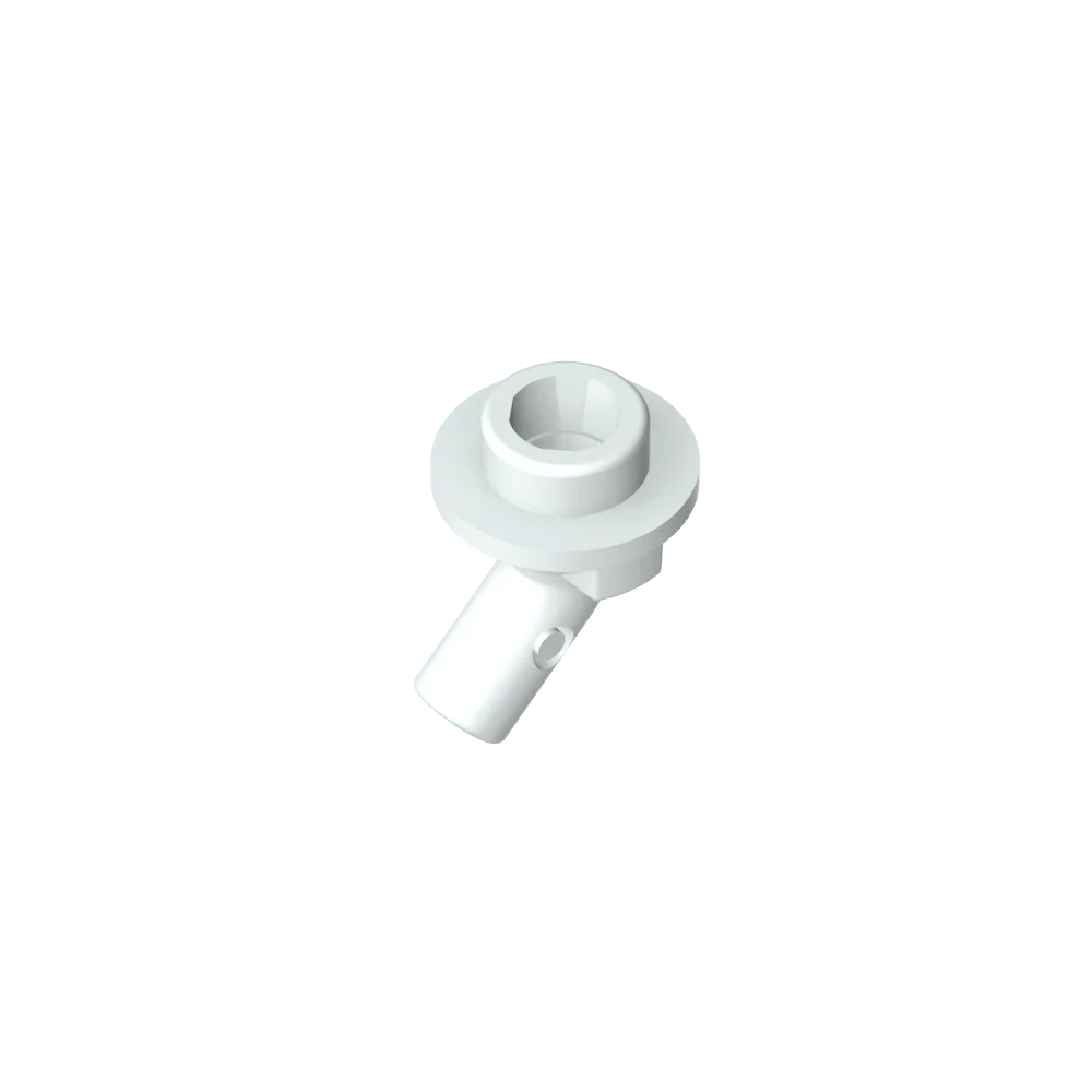 Gobricks GDS-2192 Bar, Angled with Stud on End | Compatible with Lego 65578 Technic additional angle