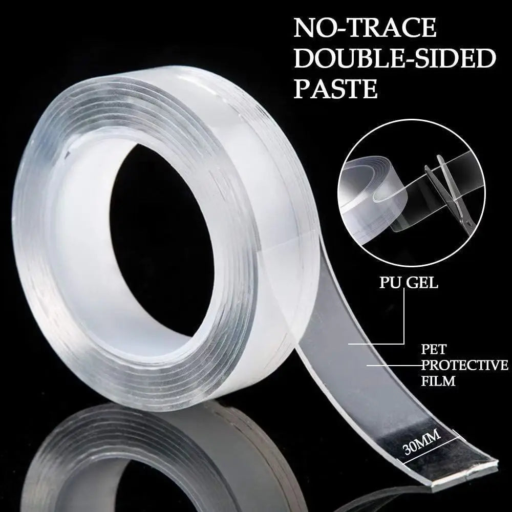 1/3/5m Nano Tape Double-Sided Adhesive Tape Traceless Waterproof Tape for Bathroom alternate view