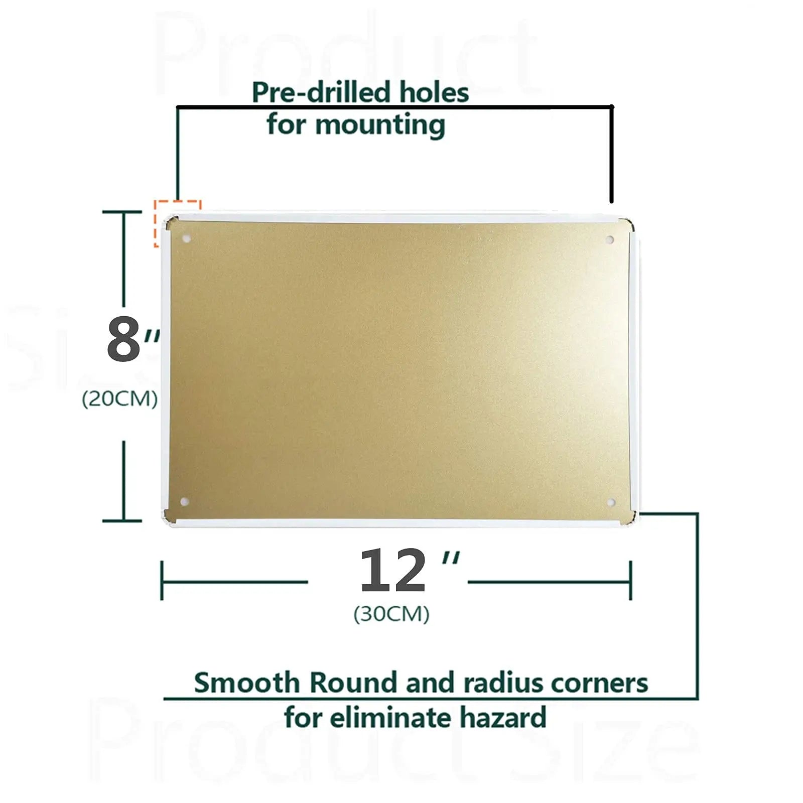 Caution Werewolf Breeding Area Metal Tin Sign – Retro Wall Decor