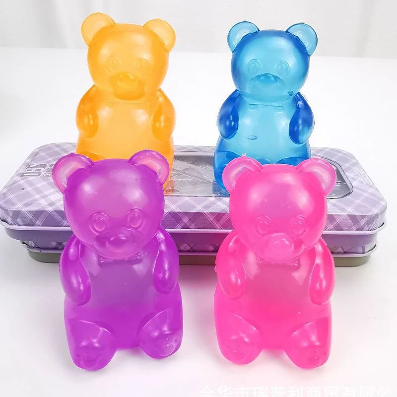 Cute Bear Squishy Toy | Soft TPR Stress Relief Fidget Cube detail view