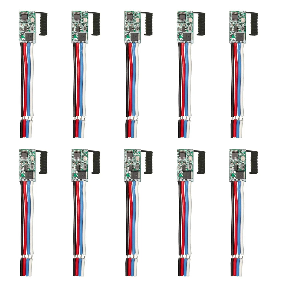QIACHIP 433MHz Wireless Remote Control Switch Long Range Mini Receiver 3.6V 12V 24V a alternate view