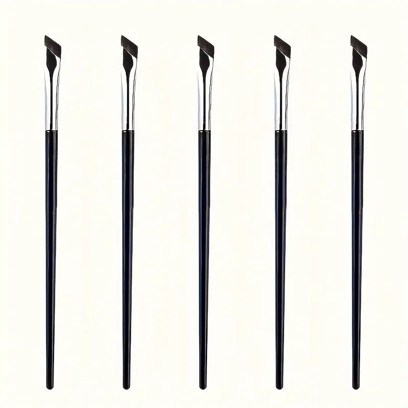 2/5Pc Karsyngirl Upgrade Blade Eyeliner Brush Ultra Thin Fine Angle Flat Eyebrow Br additional angle