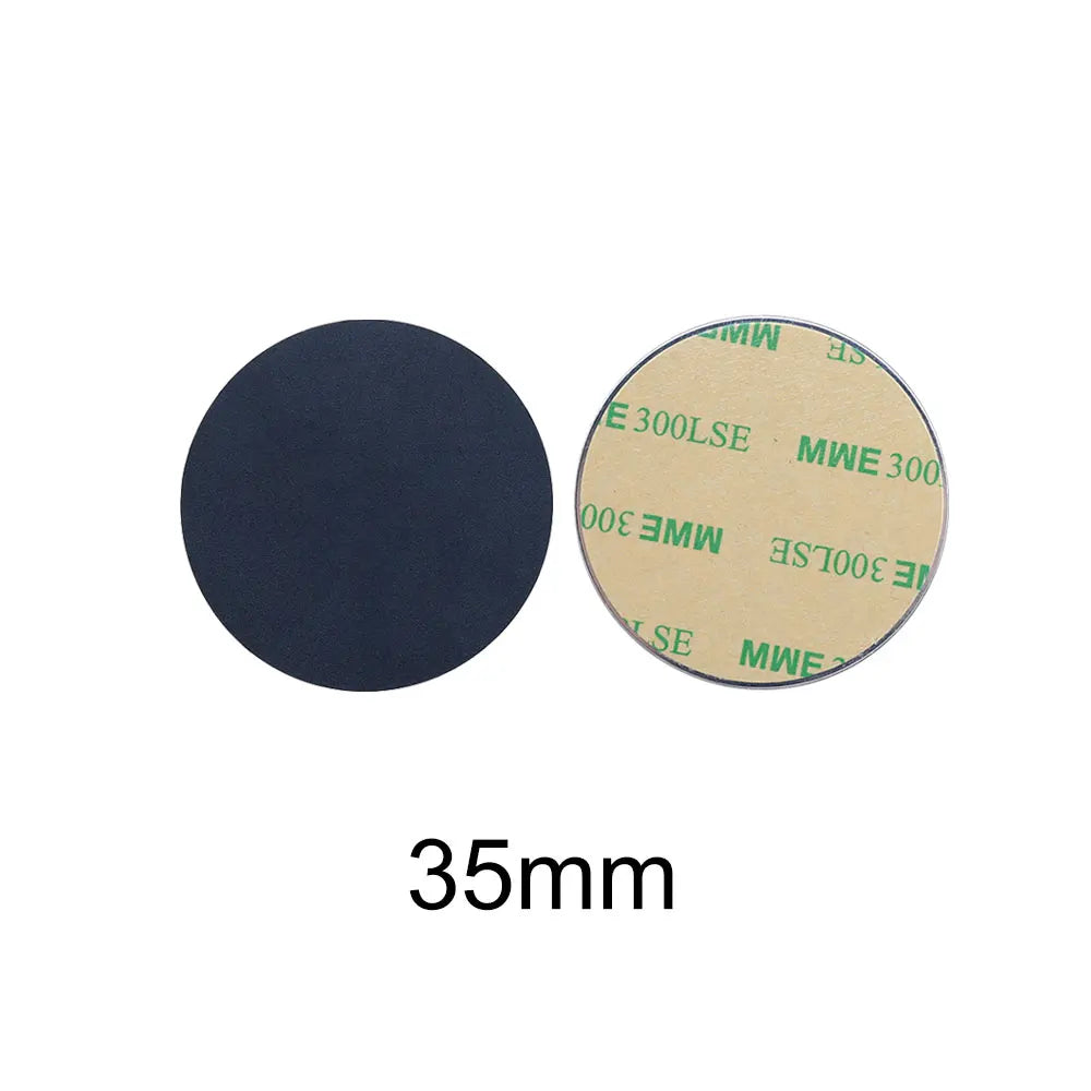 Black Magnetic Iron Metal Plate For Car Phone Holder 10 Pcs detail view