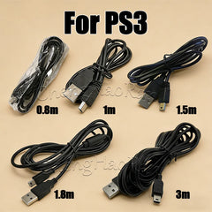 PS3 Controller Charging Cable | USB Power Cord for Sony PlayStation 3