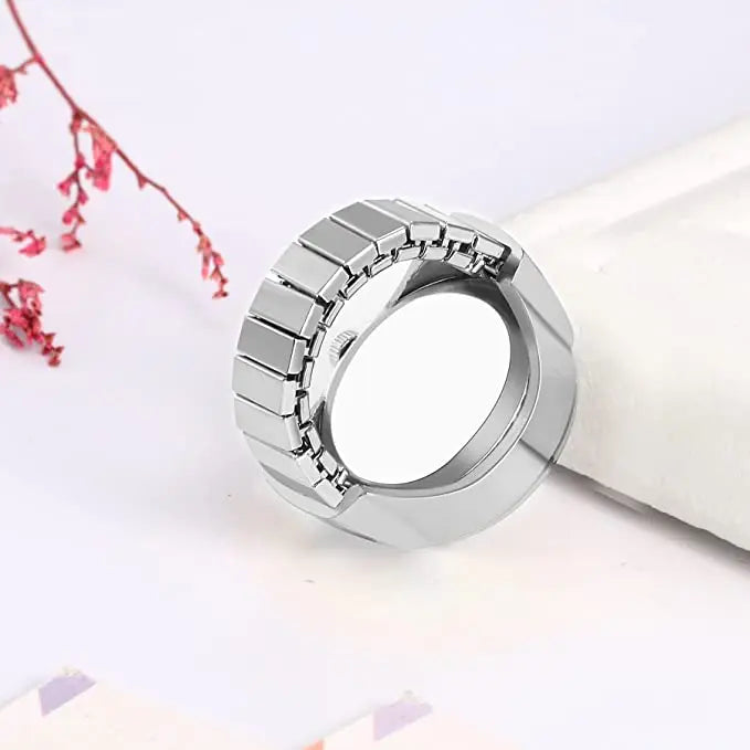 Retro Roman Vintage Punk Finger Watch Ring
