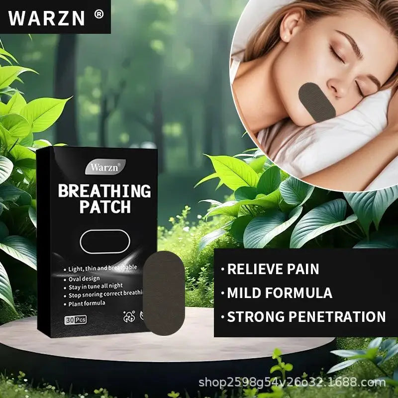 30 Pcs Anti Snoring Nasal Strips and Mouth Tape | Better Breathing for Snoring Relief detail view