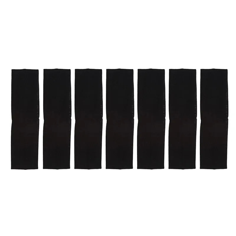 7Pcs Solid Elastic Hair Bands Yoga Headband Women Men Simple Sports Running Absorb Sw lifestyle view