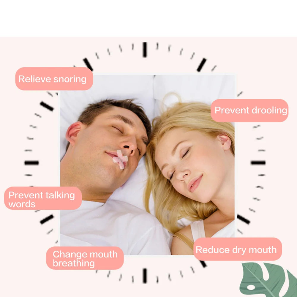 30/60/150/300pcs Mouth Tape for Sleeping | Anti Snoring Patch for Better Breath and additional angle