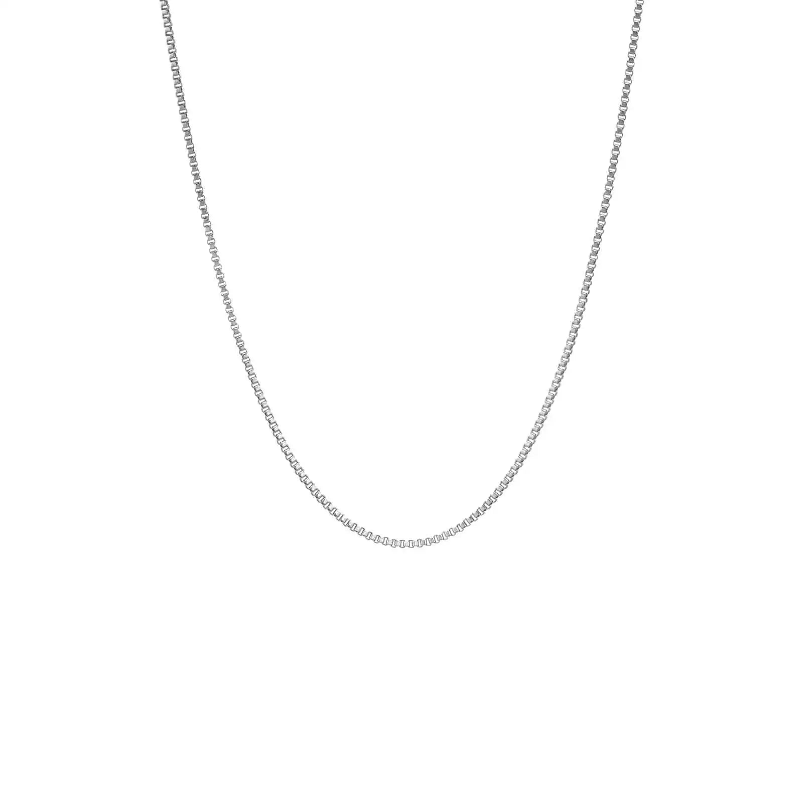 Stainless Steel Box Chain Necklace for Women | Hip Hop Fashion Jewelry Gift alternate view