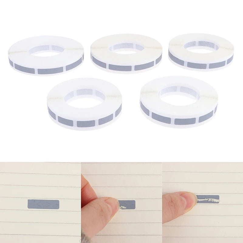 1000 Scratch Off Sticker Labels | Grey Roll for Games, Weddings & Confidential Data additional angle
