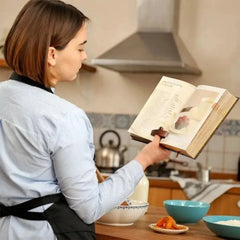 Solid Wood Thumb Book Support Book Page Holder Reading Finger Ring Page Clamp Convenient detail view